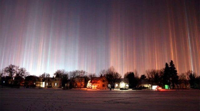 Light pillars