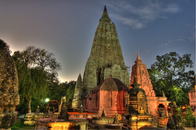 Mahabodhi temple, source- India Mike