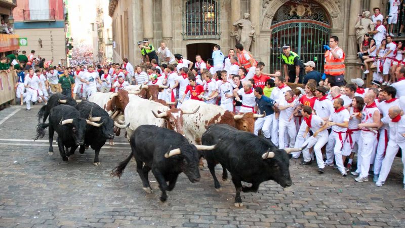 Running off the Bulls, Spain