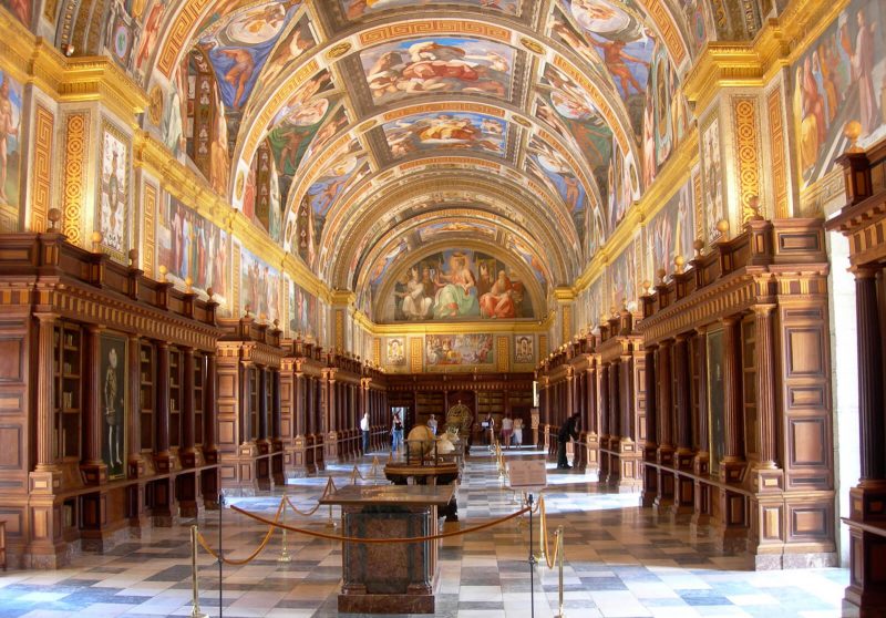 The Library of El Escorial, Spain, 