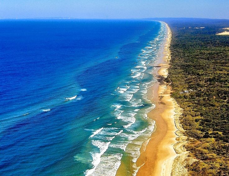 Fraser Island Beach, Queensland,