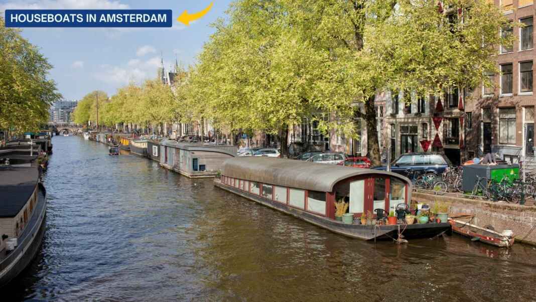 Houseboats-in-Amsterdam